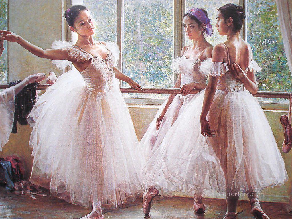 Ballerinas Guan Zeju09 Oil Paintings